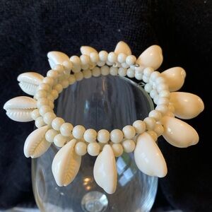 Vintage Cowrie Shell Bracelet